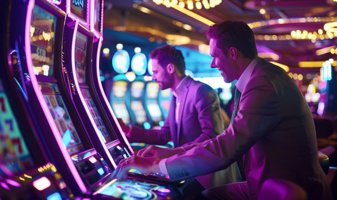 Studio kasino Hacksaw Gaming dengan dealer profesional yang siap melayani pemain